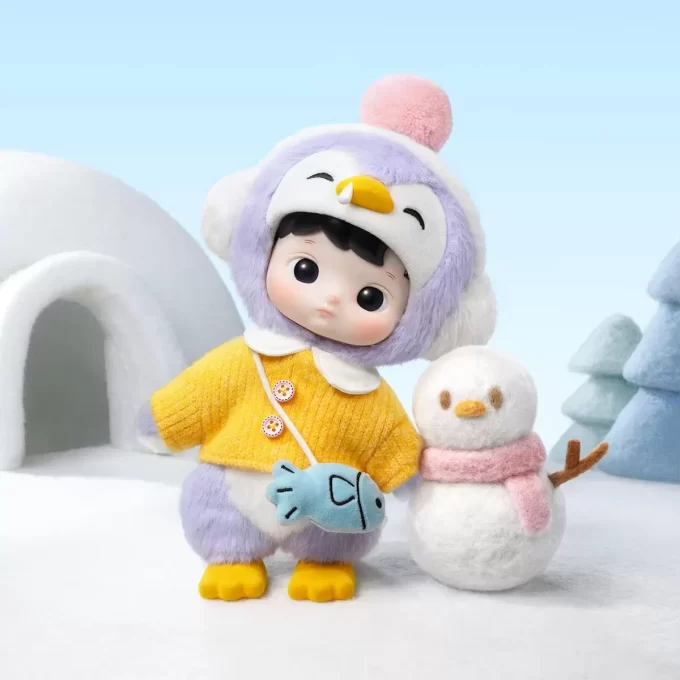 Figura de acción de pingüino HACIPUPU 1/8