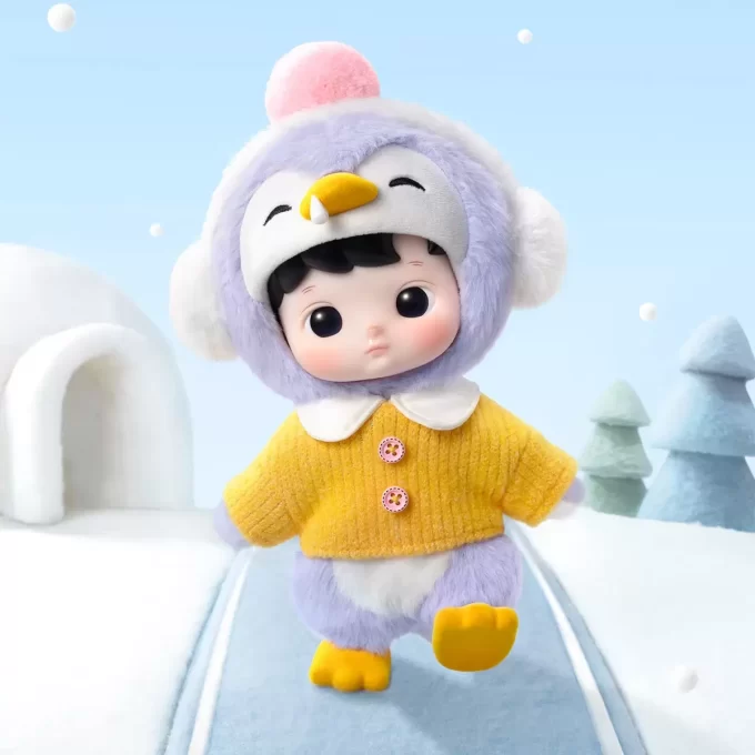 Figura de acción de pingüino HACIPUPU 1/8