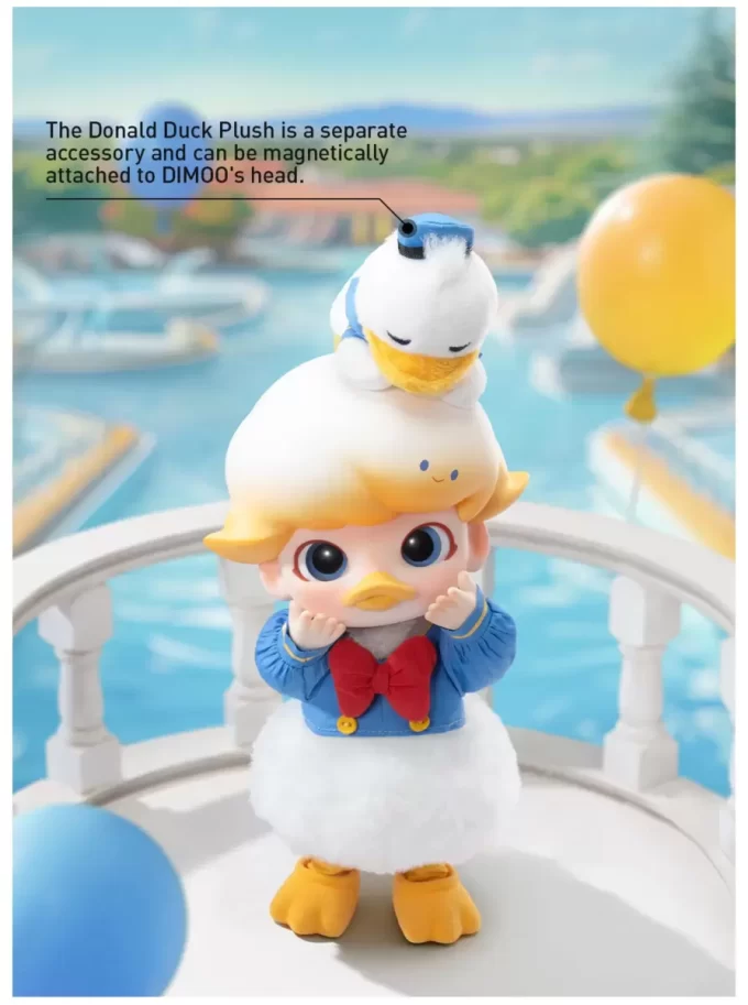 Figura de acción DIMOO del Pato Donald a escala 1/8