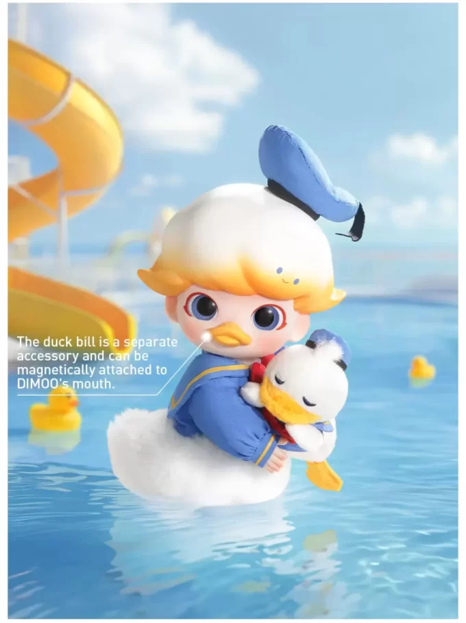 Figura de acción DIMOO del Pato Donald a escala 1/8