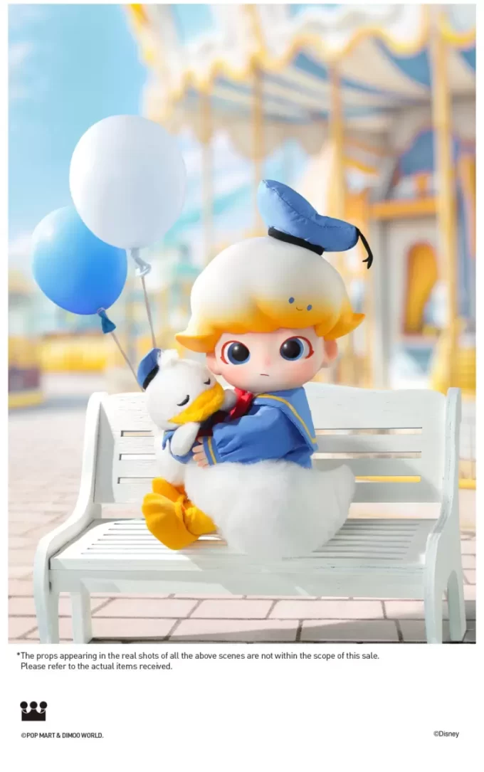Figura de acción DIMOO del Pato Donald a escala 1/8