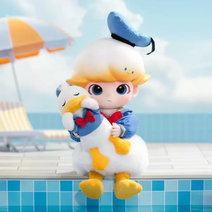Figura de acción DIMOO del Pato Donald a escala 1/8