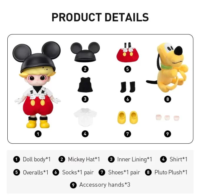 Figura de acción DIMOO MICKEY 1/8