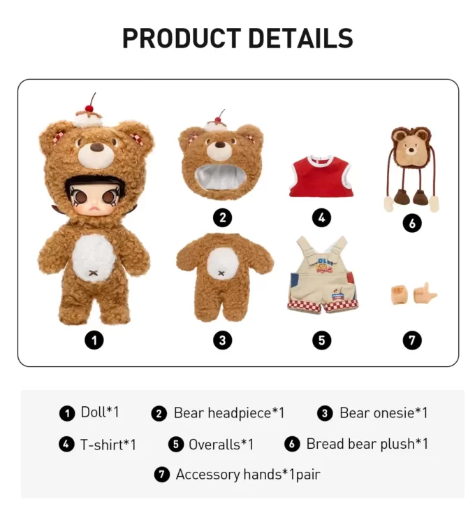 Figura de acción MOLLY Bear Bread 1/8