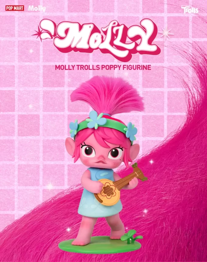 Figura de amapola de Molly Trolls