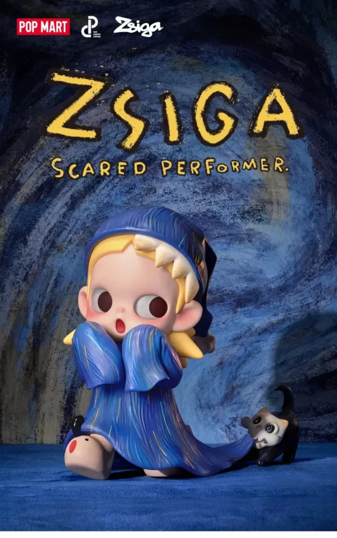 Figura de artista asustado de Zsiga
