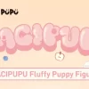 Figura de cachorro esponjoso HACIPUPU
