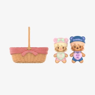 Figura de cesta de galletas de frijoles dulces
