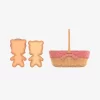 Figura de cesta de galletas de frijoles dulces
