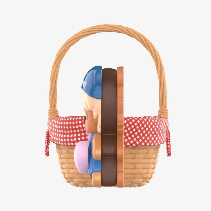 Figura de cesta de galletas de frijoles dulces