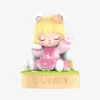 Figura de conejito de corazón rosa