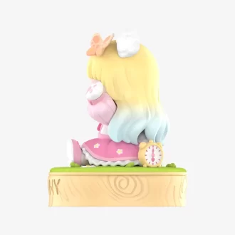 Figura de conejito de corazón rosa