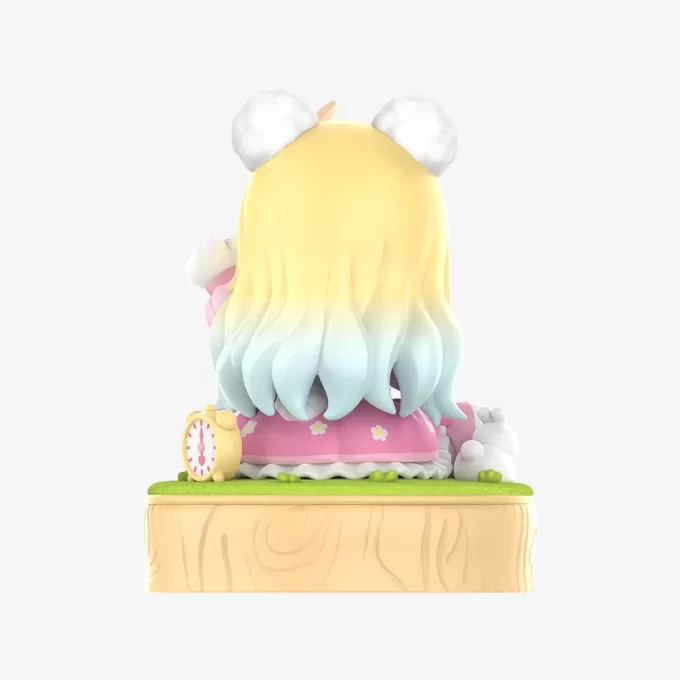 Figura de conejito de corazón rosa