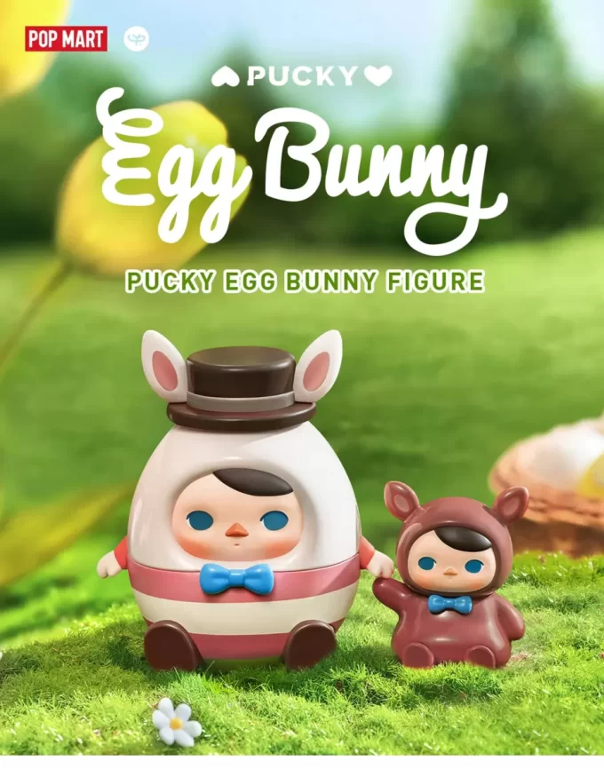 Figura de conejito de huevo PUCKY