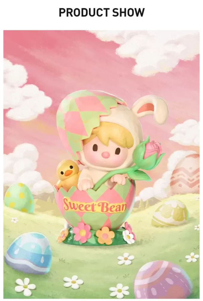 Figura de conejito de Pascua de frijoles dulces