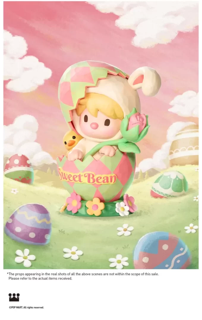 Figura de conejito de Pascua de frijoles dulces