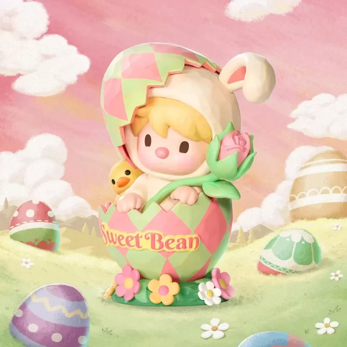 Figura de conejito de Pascua de frijoles dulces