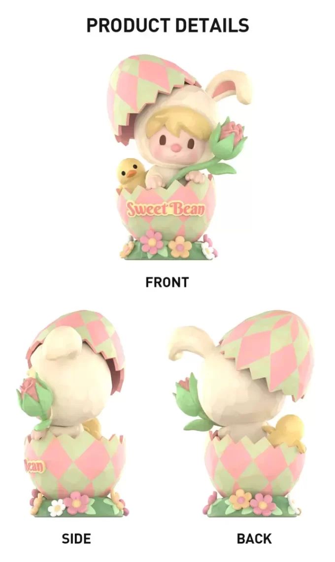 Figura de conejito de Pascua de frijoles dulces