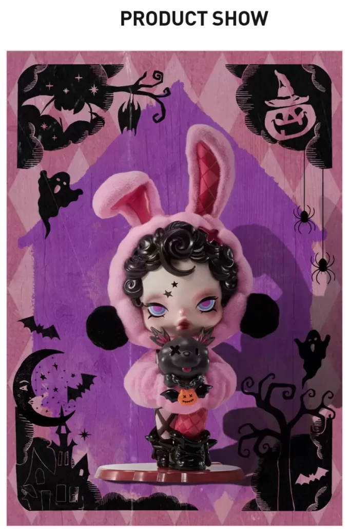 Figura de conejito o perrito SKULLPANDA