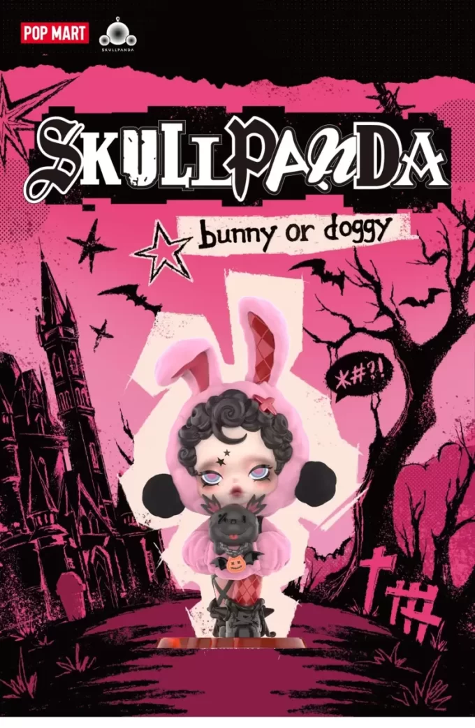 Figura de conejito o perrito SKULLPANDA