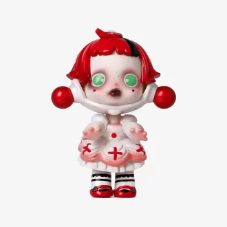 Figura de doncella blanca SKULLPANDA