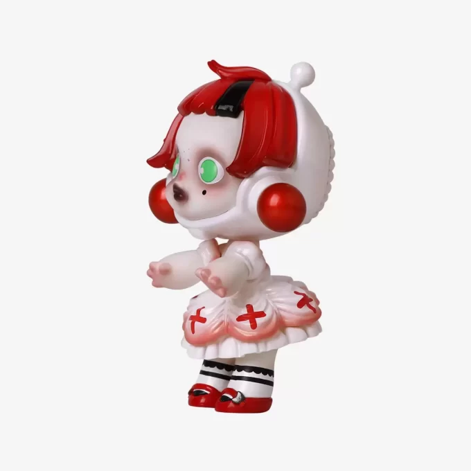 Figura de doncella blanca SKULLPANDA