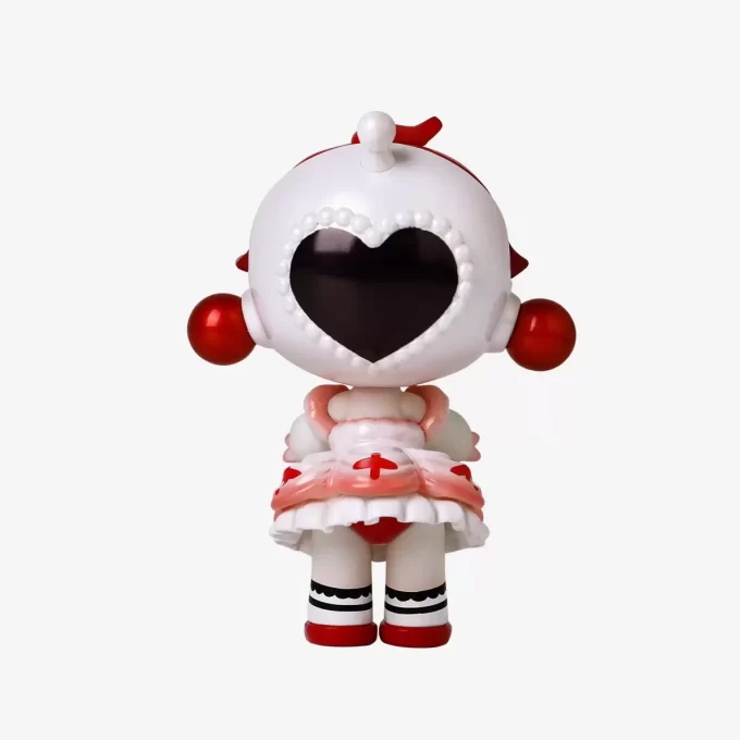 Figura de doncella blanca SKULLPANDA