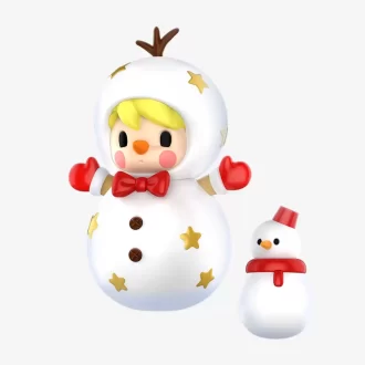 Figura de muñeco de nieve de frijoles dulces