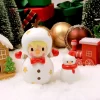 Figura de muñeco de nieve de frijoles dulces