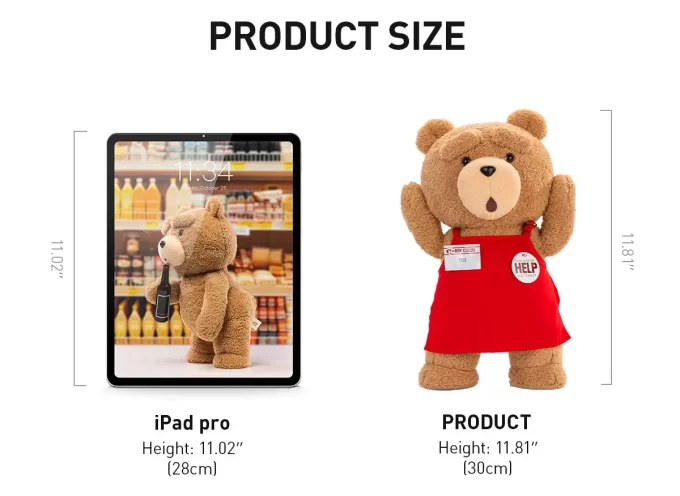 Figura de peluche de acción Ted2-ted