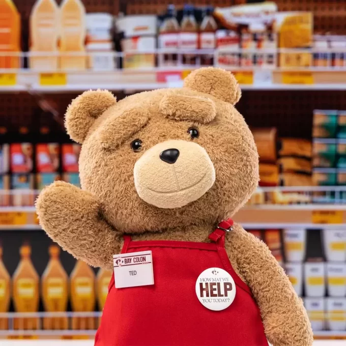 Figura de peluche de acción Ted2-ted