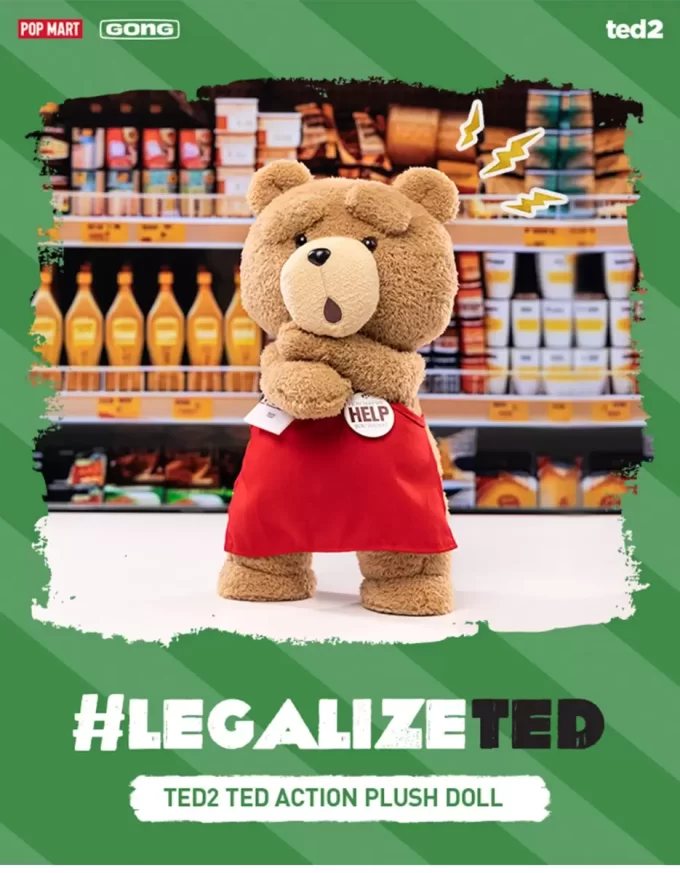 Figura de peluche de acción Ted2-ted