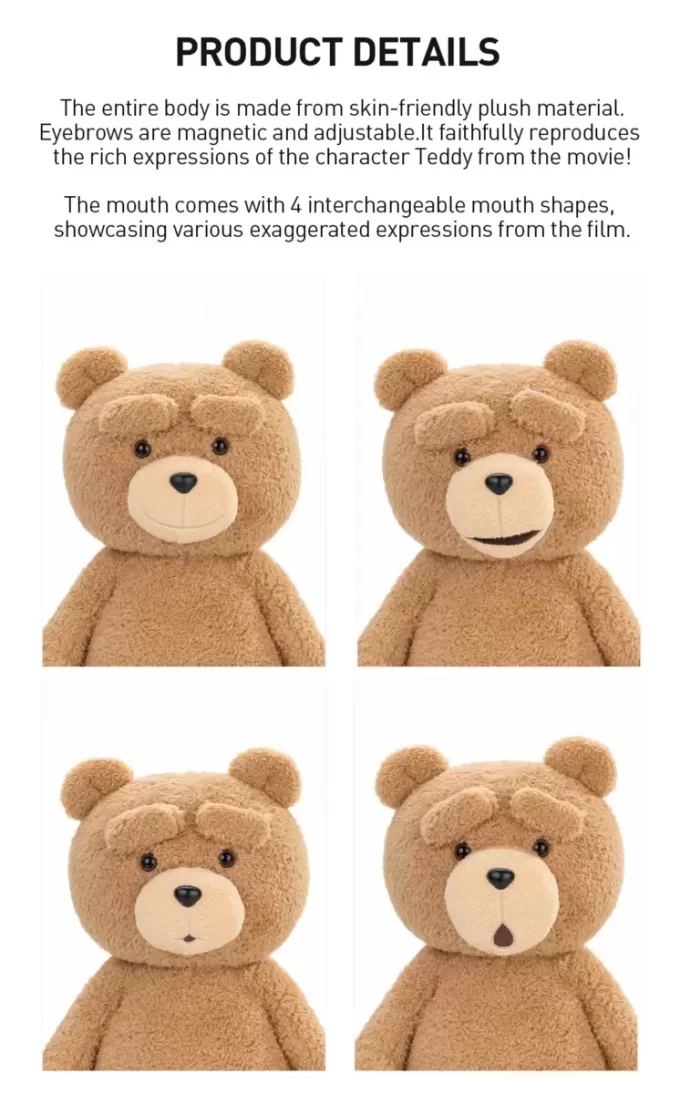 Figura de peluche de acción Ted2-ted