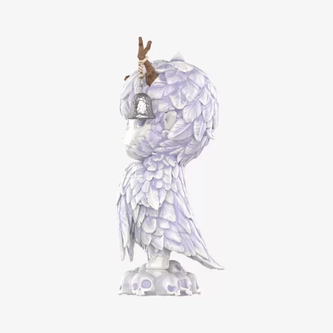 Figura de pluma de cerámica de Hirono