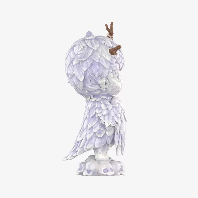 Figura de pluma de cerámica de Hirono