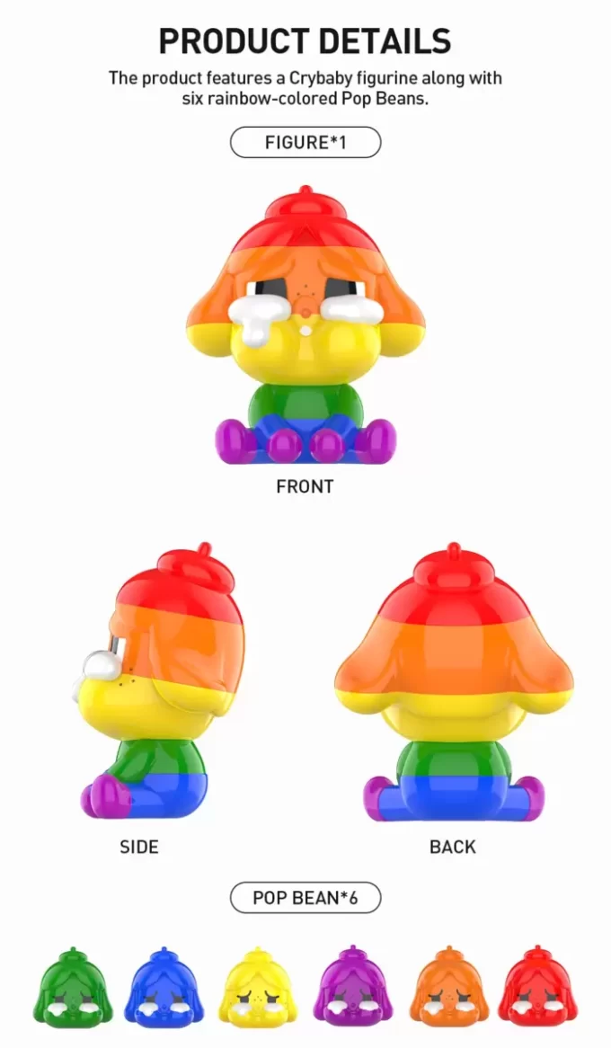 FIGURA DEL DESFILE DEL ORGULLO CRYBABY