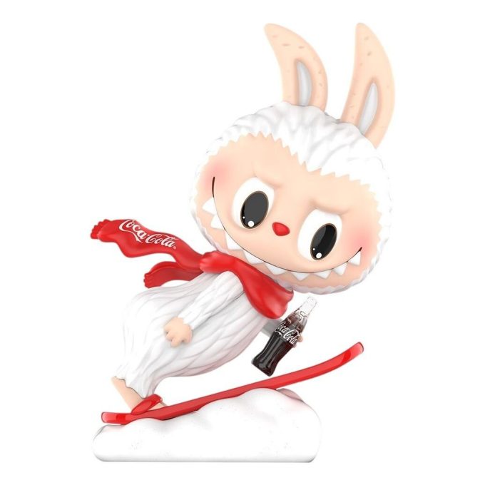 Figura Labubu de The Monsters de Pop Mart x Coca-Cola “Montaña Nevada”