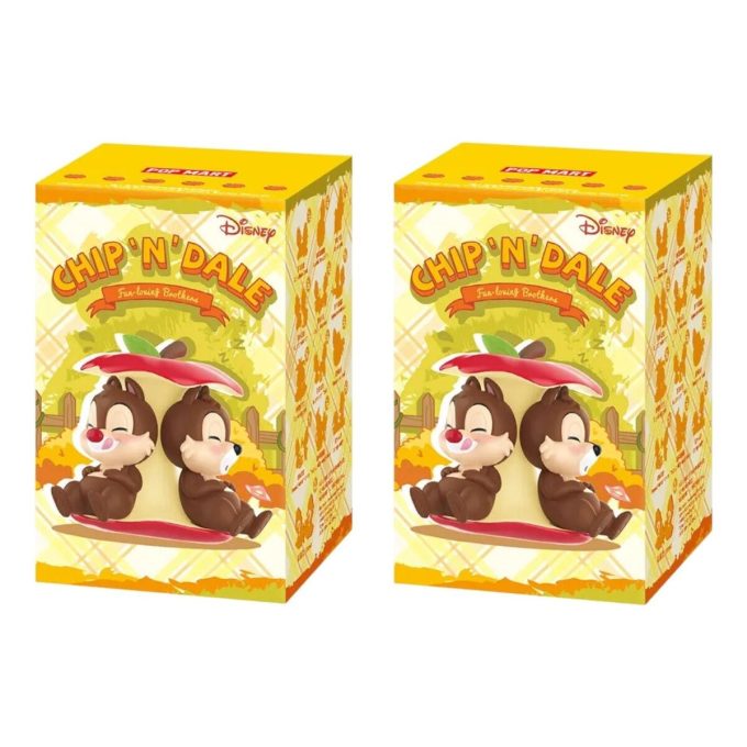 Figuras de Disney Chip y Dale: Hermanos Amantes de la Diversión (caja sellada, 2 cajas sorpresa)