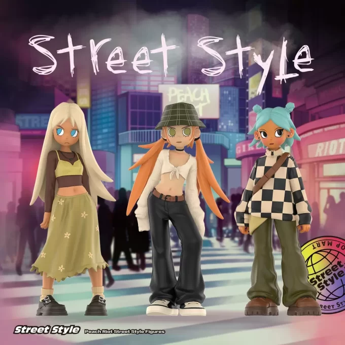 Figuras de estilo callejero de Peach Riot