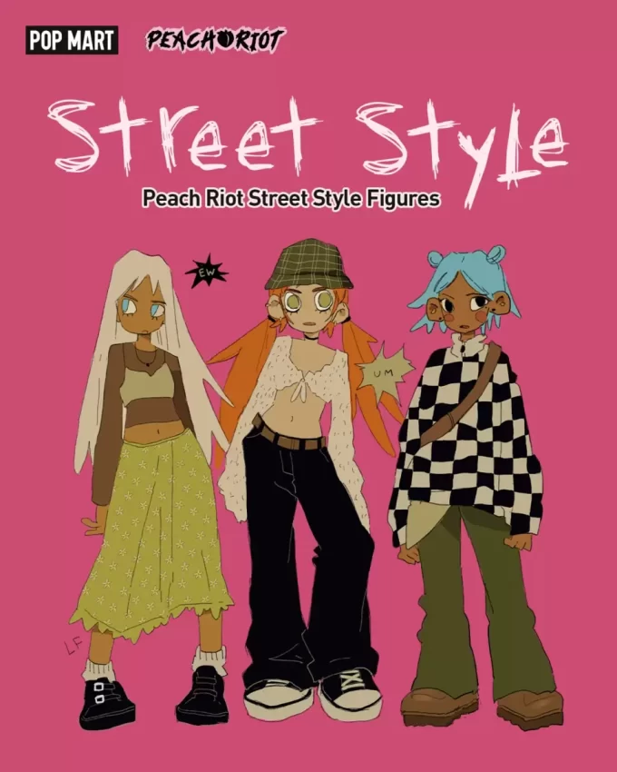 Figuras de estilo callejero de Peach Riot