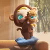 Figuras de la serie Baby Molly y Baby Tabby