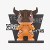 Figuras de la serie Digimon Adventure con imanes para el refrigerador
