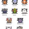 Figuras de la serie Digimon Adventure con imanes para el refrigerador