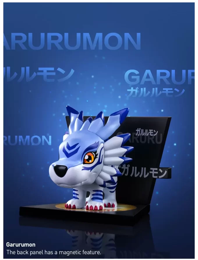 Figuras de la serie Digimon Adventure con imanes para el refrigerador
