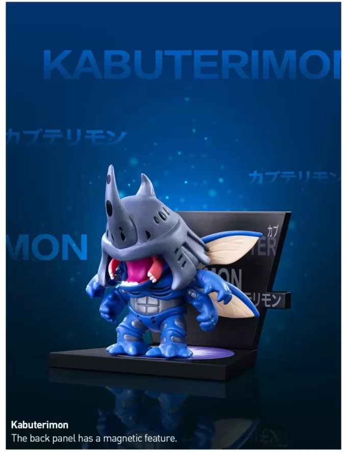 Figuras de la serie Digimon Adventure con imanes para el refrigerador