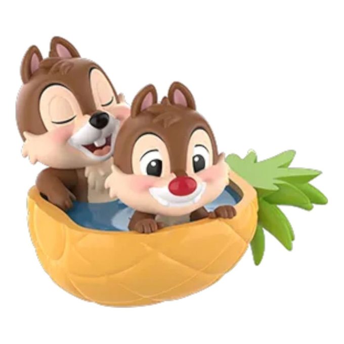 Figuras de la serie Disney Chip y Dale de los Hermanos Amantes de la Diversión “Piscina de Piña”