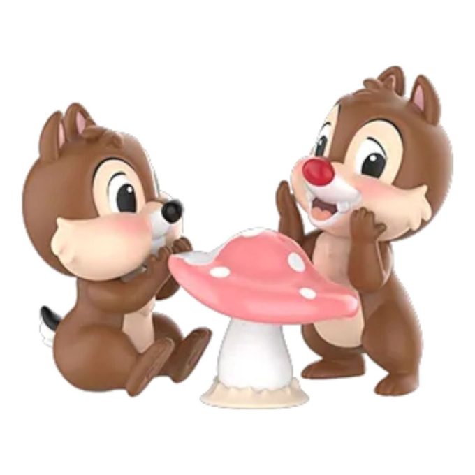 Figuras de la serie Disney Chip y Dale: Hermanos Amantes de la Diversión “Mesa Champiñón”