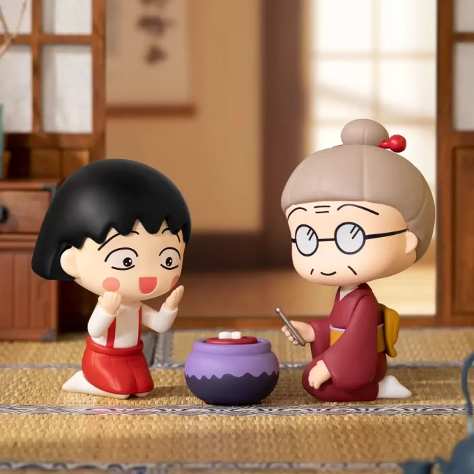 Figuras de la serie “El tiempo contigo” de Chibi Maruko Chan