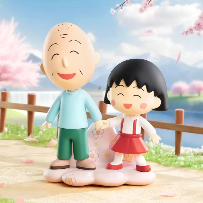 Figuras de la serie “El tiempo contigo” de Chibi Maruko Chan