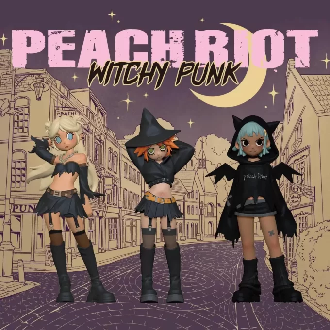 Figuras de Peach Riot Witchy Punk
